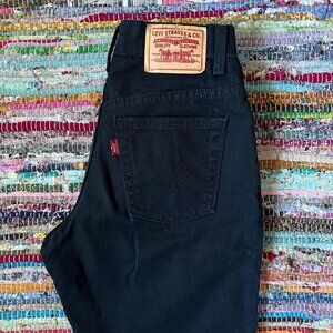Levi's 550 Bootcut Black Jeans